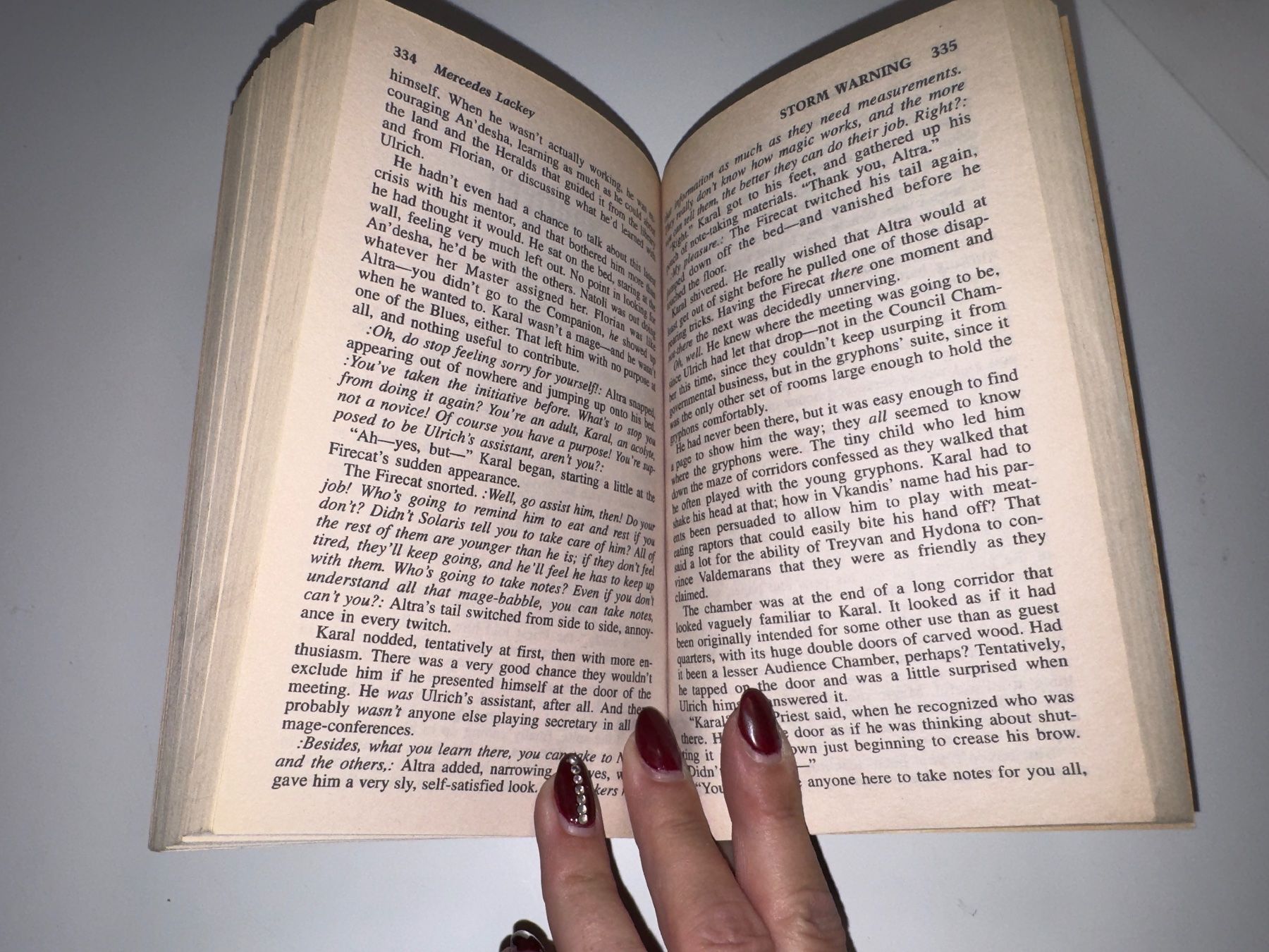 Libri: NOVEL: Mercedes Lackey, Storm warning – Usato da Grosswangen venduto da English_books 7
