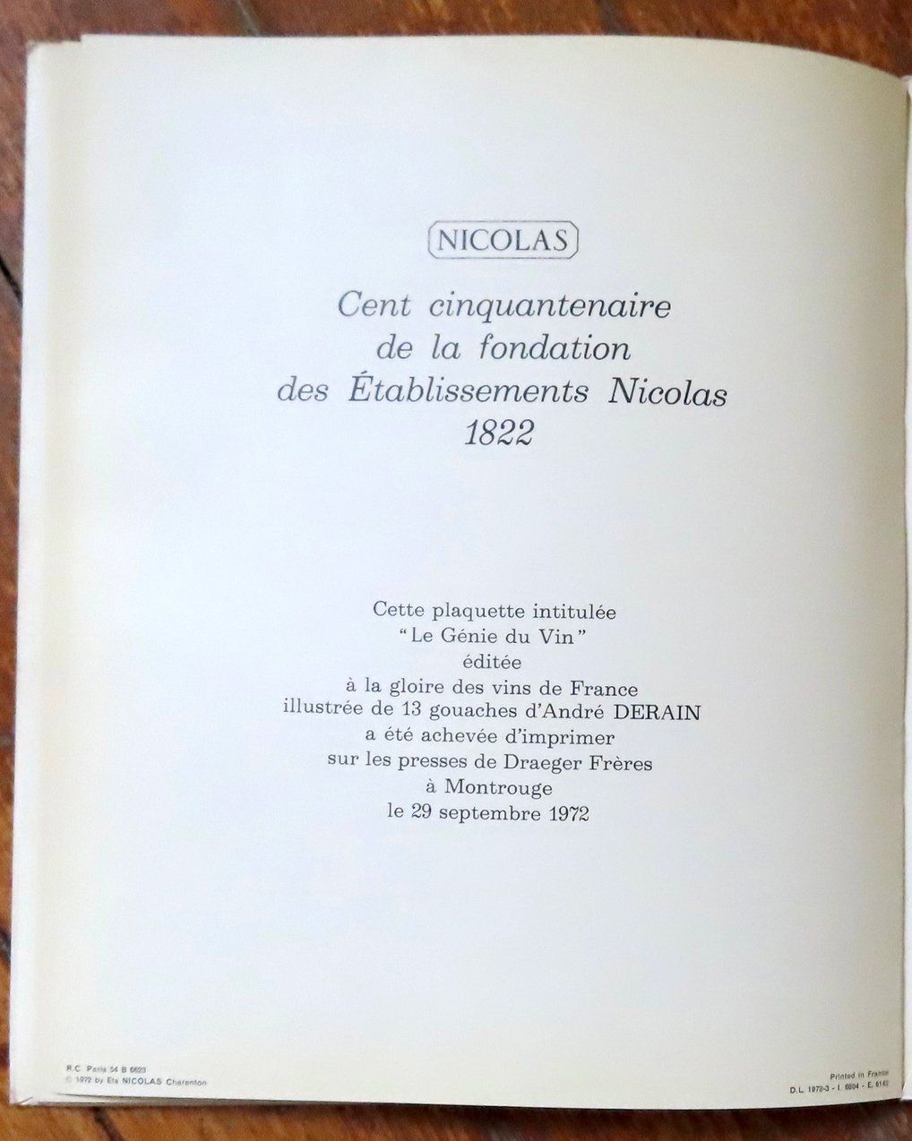 Bücher: André Derain - Le génie du vin – Gebraucht aus Le Locle von LibrairieLaBergerie 4