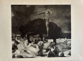 Franz Stuck, Collotypie, Photo Hanfstaengl, Krieg, 1900
