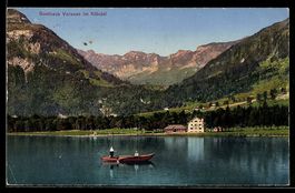 AK Glarus /Klöntal, Gasthaus Vorauen im Klöntal