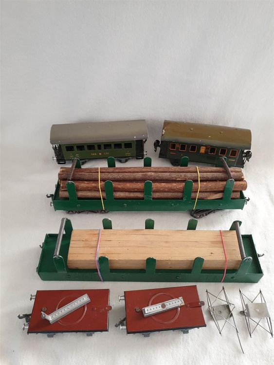 Spur 0/WS BUCO 1 x Pers- + 2 x Holzwagen (Gebraucht) in Mehlsecken für ...