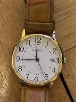M-Watch Mondaine Armbanduhr Lederband gebraucht