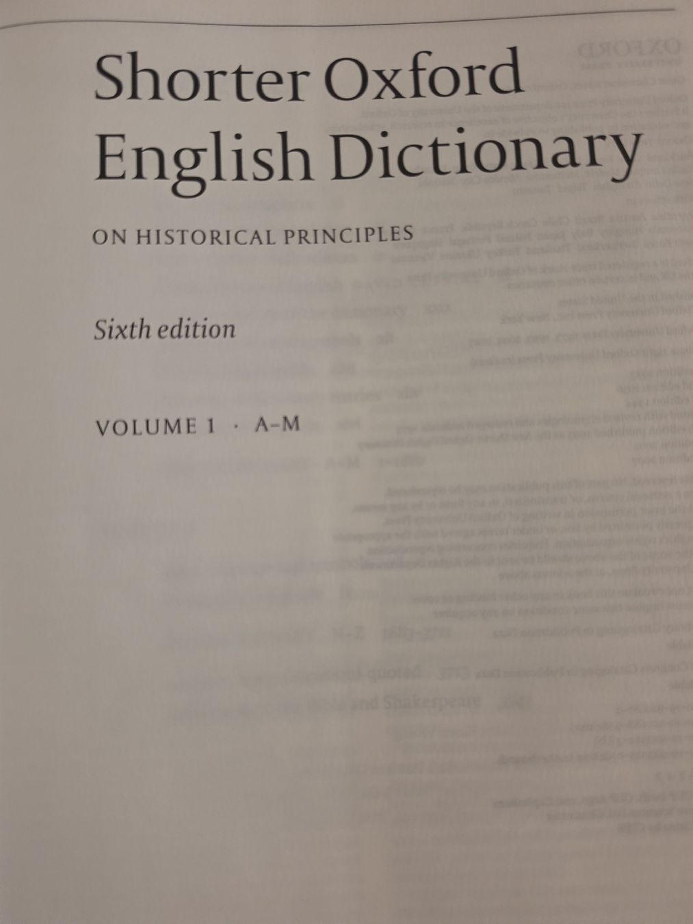 Bücher: The Shorter Oxford English Dictionary – Neu und originalverpackt aus Basel von Bafidu 1