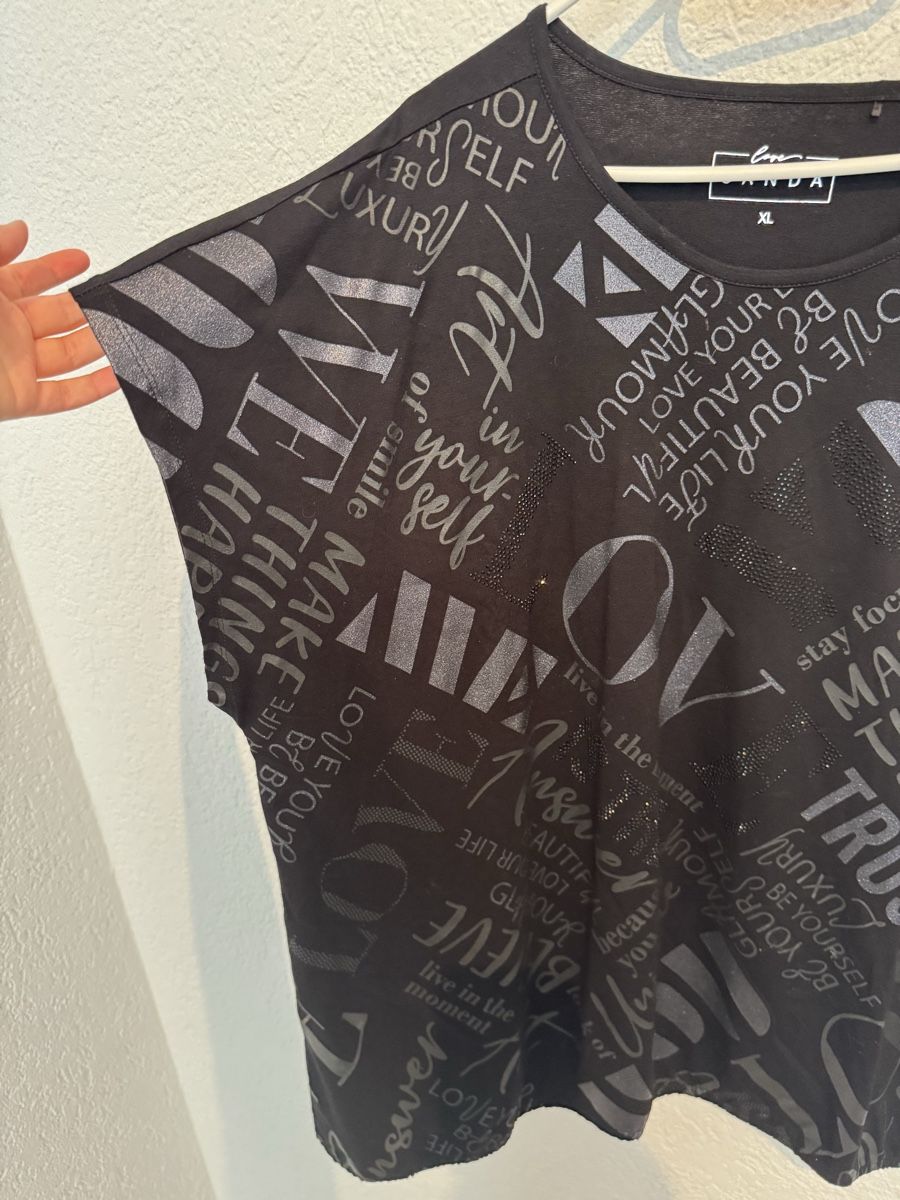 T-Shirts: Canda Shirt Glitzer Steinchen Gr. XL – Gebraucht aus Fislisbach von KolibriSecondhand 2