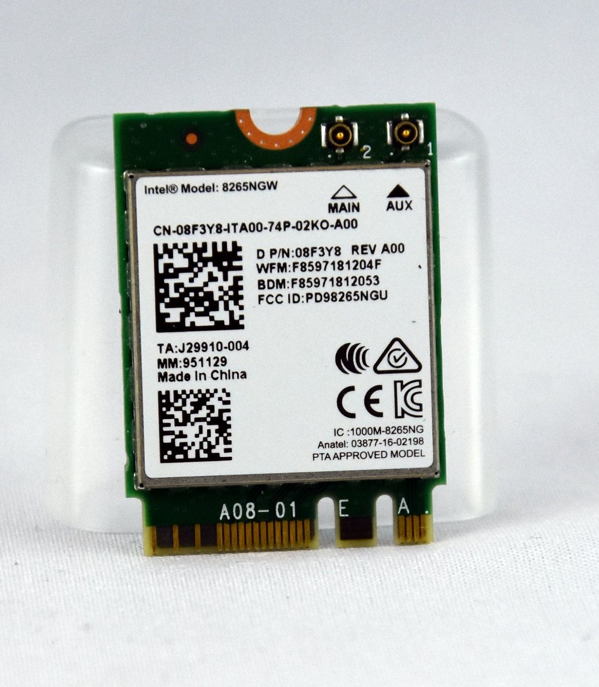 Intel Unità & Adattatore: INTEL WLan Adapter 8265NGW – Usato da Künten venduto da Arktisde