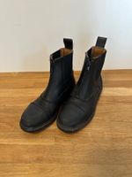 Reit-Stiefletten aus Leder, Grösse 33