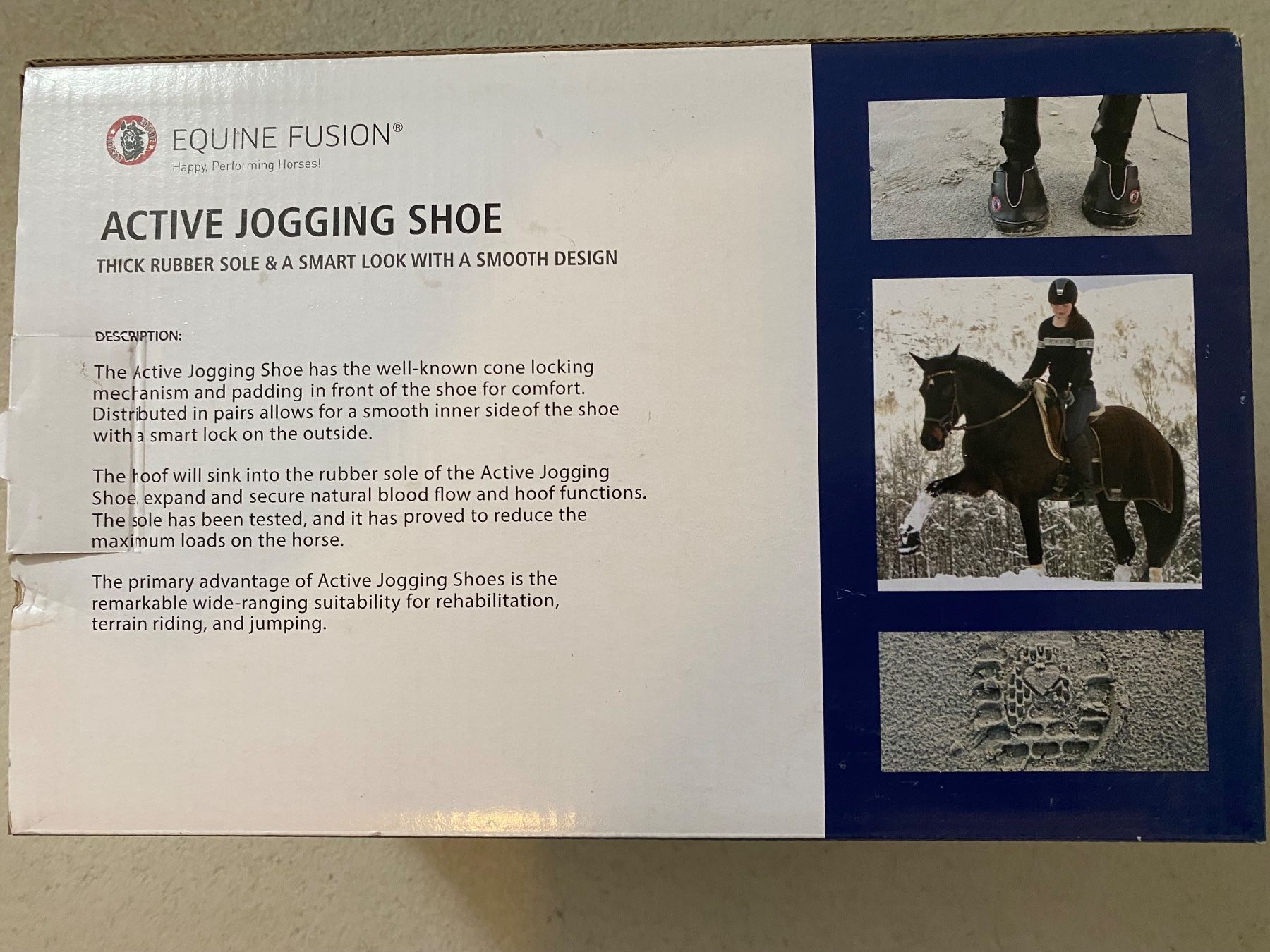 Scarpe per cavalli: Equine Fusion Active Jogging Shoe, Neu, Gr. 13 Regular – Nuovo e nell'imballaggio originale da Wohlen AG venduto da Robballantine 1