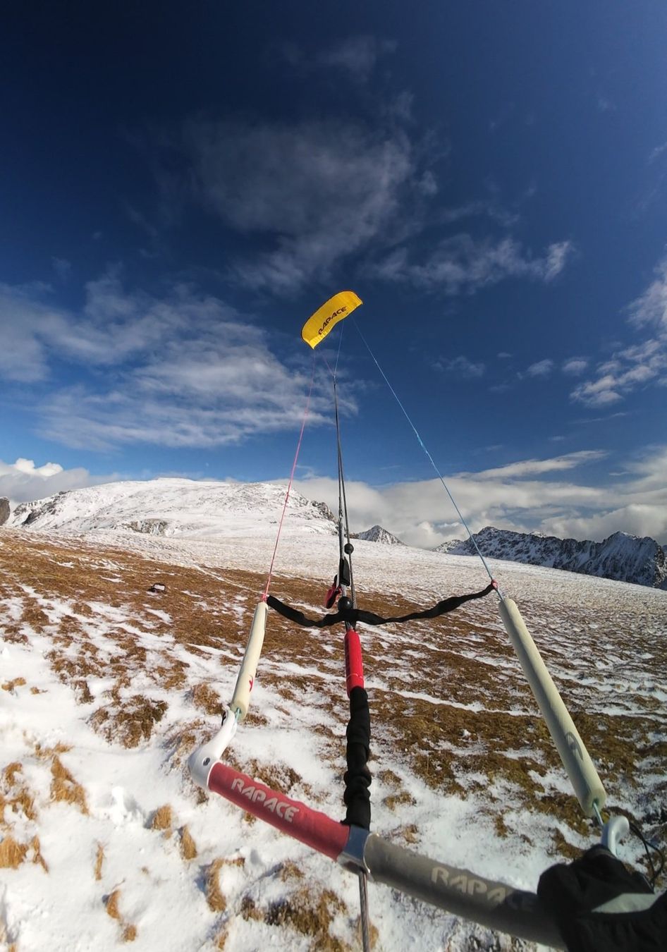 Aquilone: Raptor Condor 10m2 aile + bare snowkite – Usato da Fully venduto da ome_jr2c