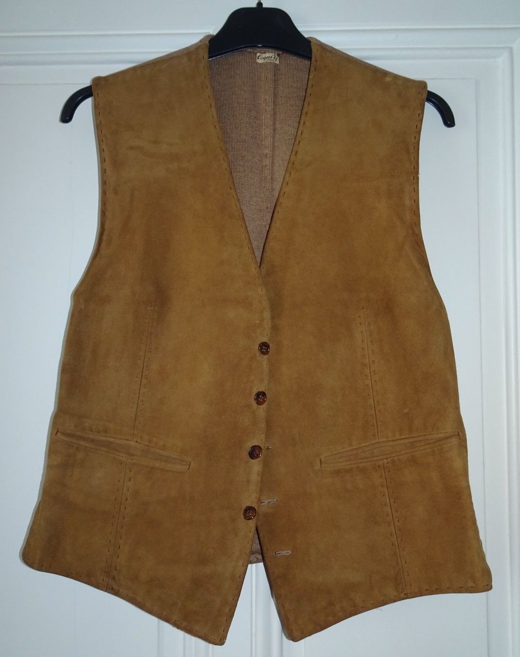 Gilet & Giacche: Gilet en cuir suédé taille M – Usato da Châtelaine venduto da Gio54321