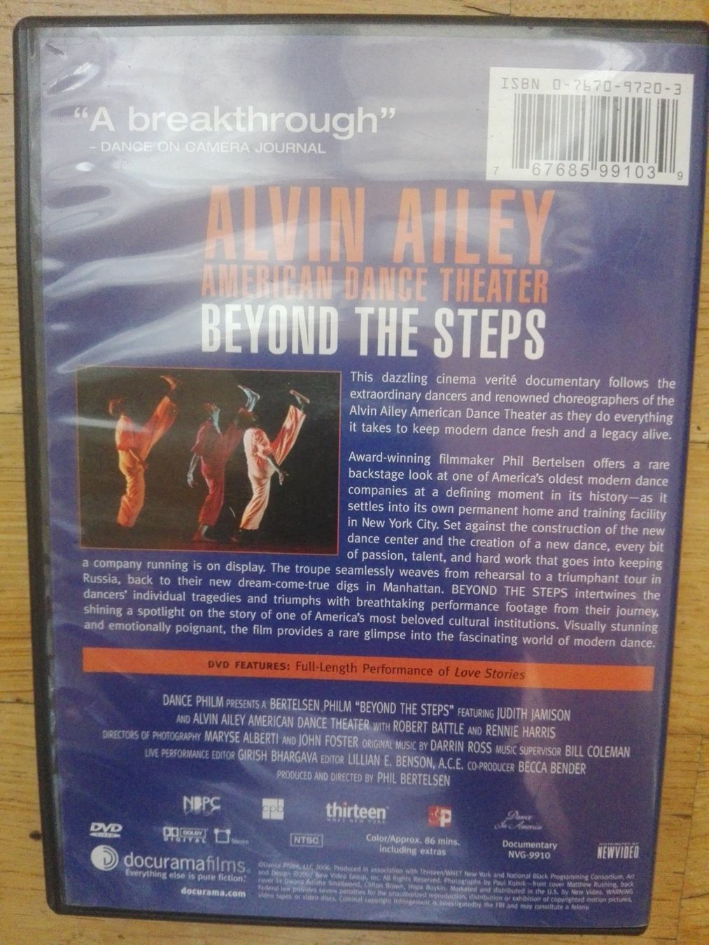 Alle DVDs: Alvin Ailey  American Dance Theater - Beyond the Steps – Gebraucht aus St.Gallen von elk2023 4