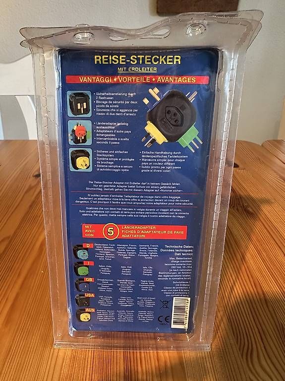 Fiches d'alim.: Reisestecker Diverse Länder – Neuf avec emballage d'origine à Rebstein par Svnb03 2