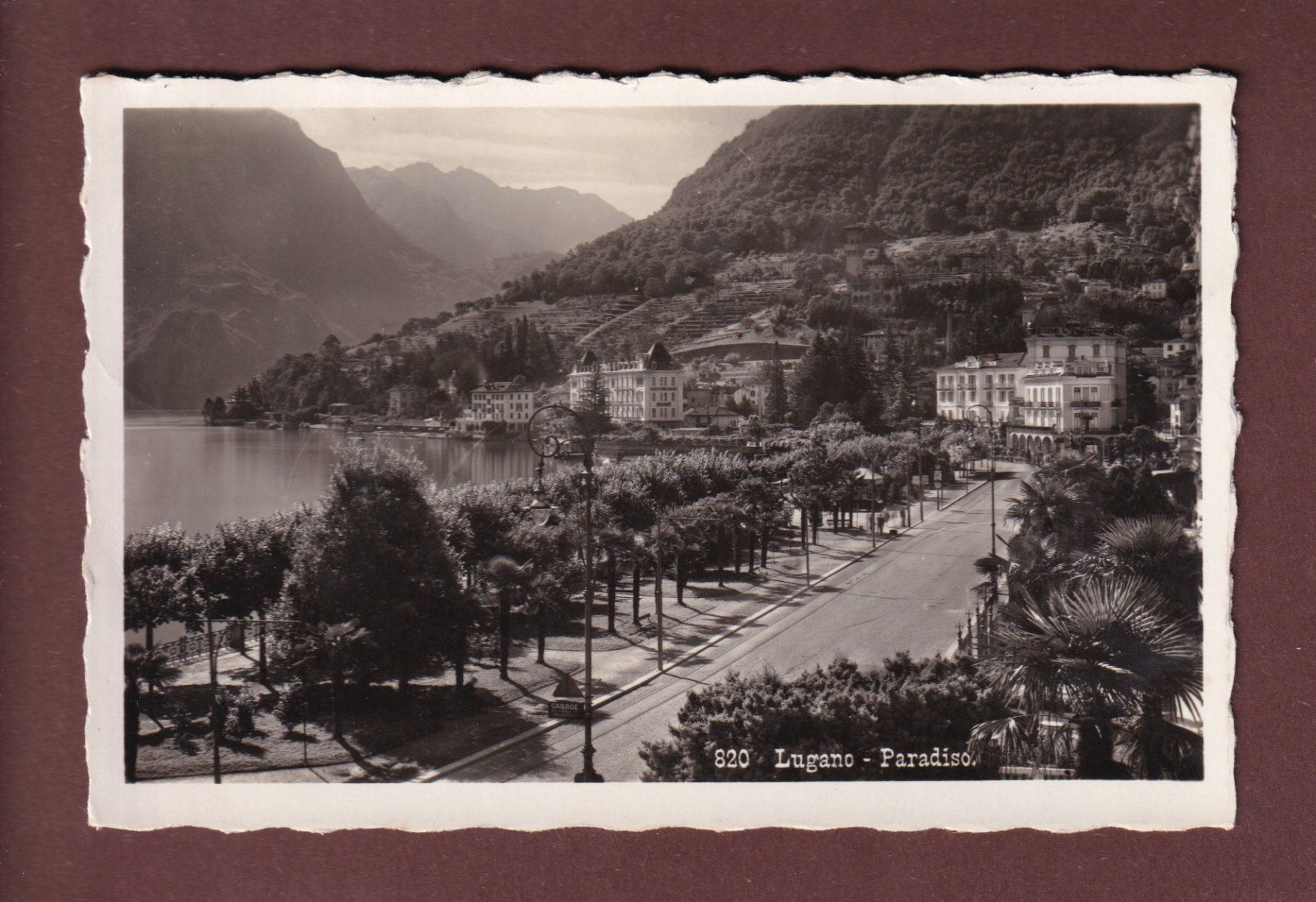 Cartoline postali: LUGANO-PARADISO - 1932 – Usato da Pully venduto da nicecards-shop