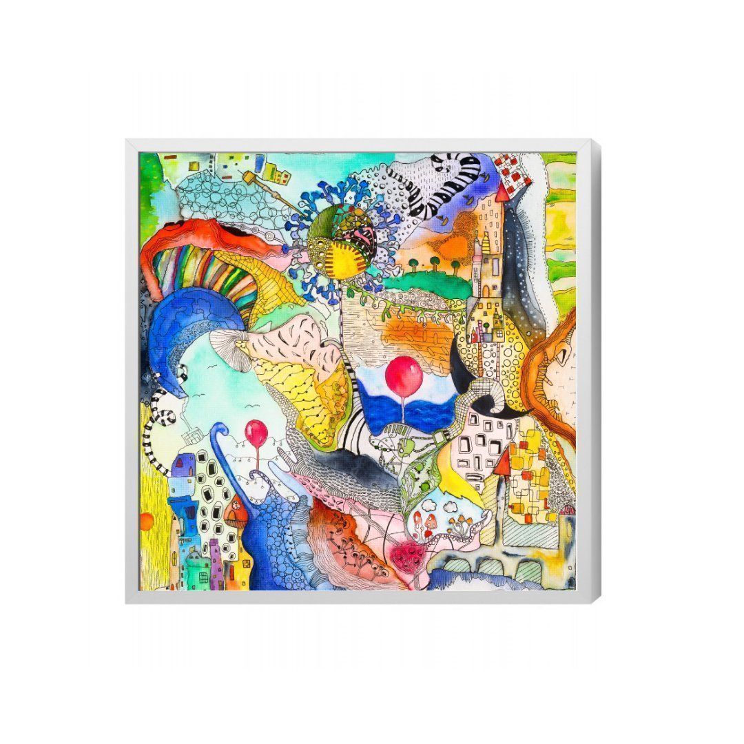 Gemälde: Toy Village 50x50 cm – Neu und originalverpackt aus Kreuzlingen von eszanza 1