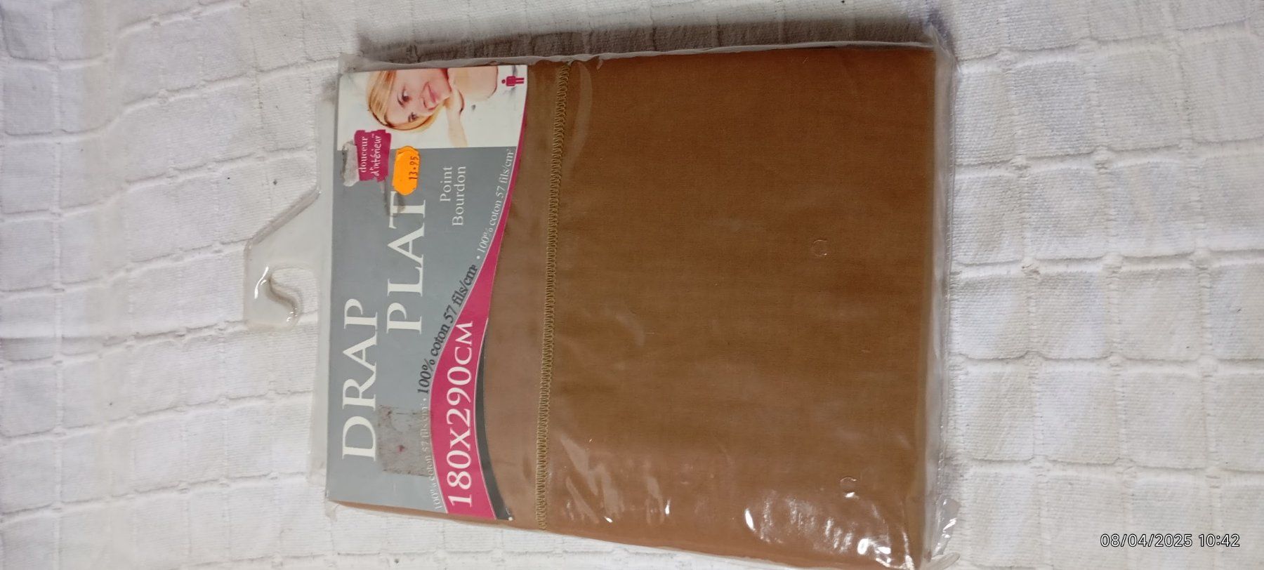 Biancheria da letto: Drap marron neuf – Nuovo e nell'imballaggio originale da Ecuvillens venduto da n.aissaoui