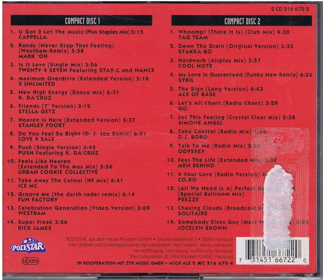 CD: Super Dance 5 (2CDs) – Usato da Unterengstringen venduto da Lastchance 1