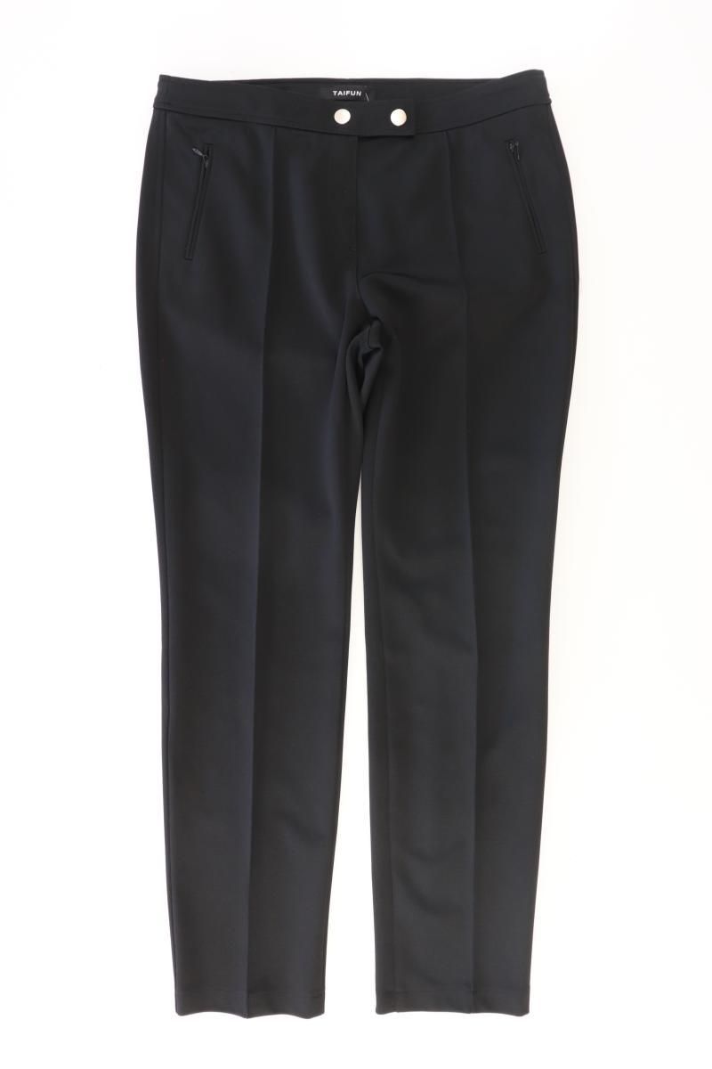Hosen: Taifun Hose Gr. 42 schwarz aus Polyester – Gebraucht aus Neustadt an der Waldnaab von SecondLifeFashion