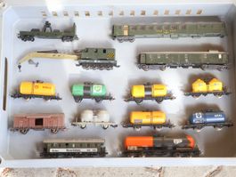 Lima grosser Kranwagen/Tankwagen Set H0