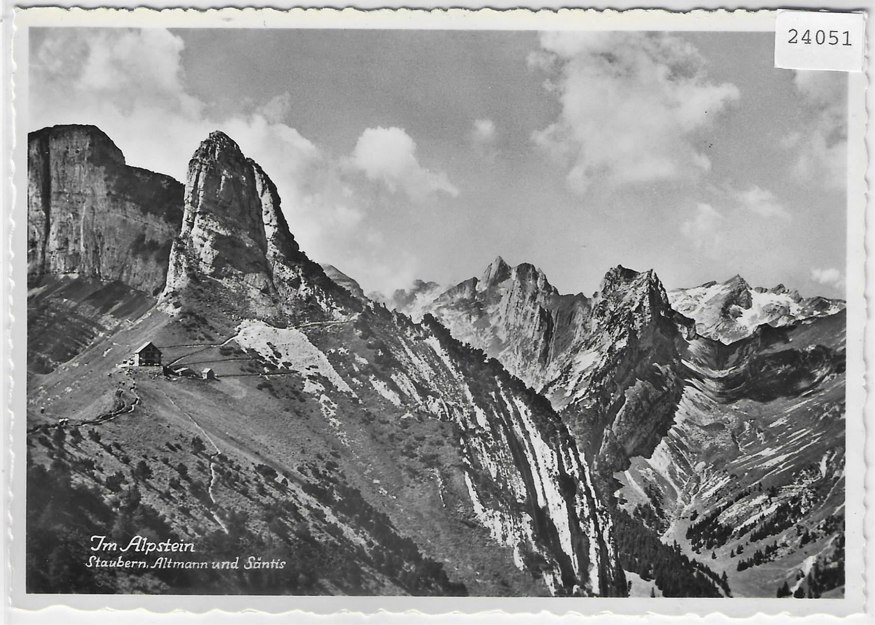 Cartes postales: Im Alpstein - Berggasthaus Staubern – Antique à Ettingen par Kartenplanet