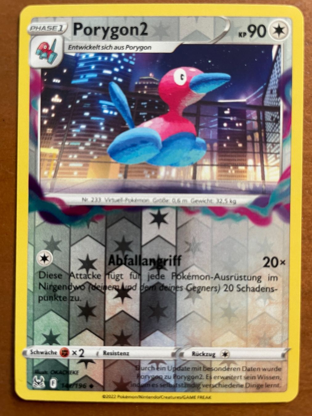 Pokémon Carte collezionabili: Pokemon Porygon2 Reverse (Versand gratis) – Nuovo (secondo la descrizione) da Chur venduto da Angerson