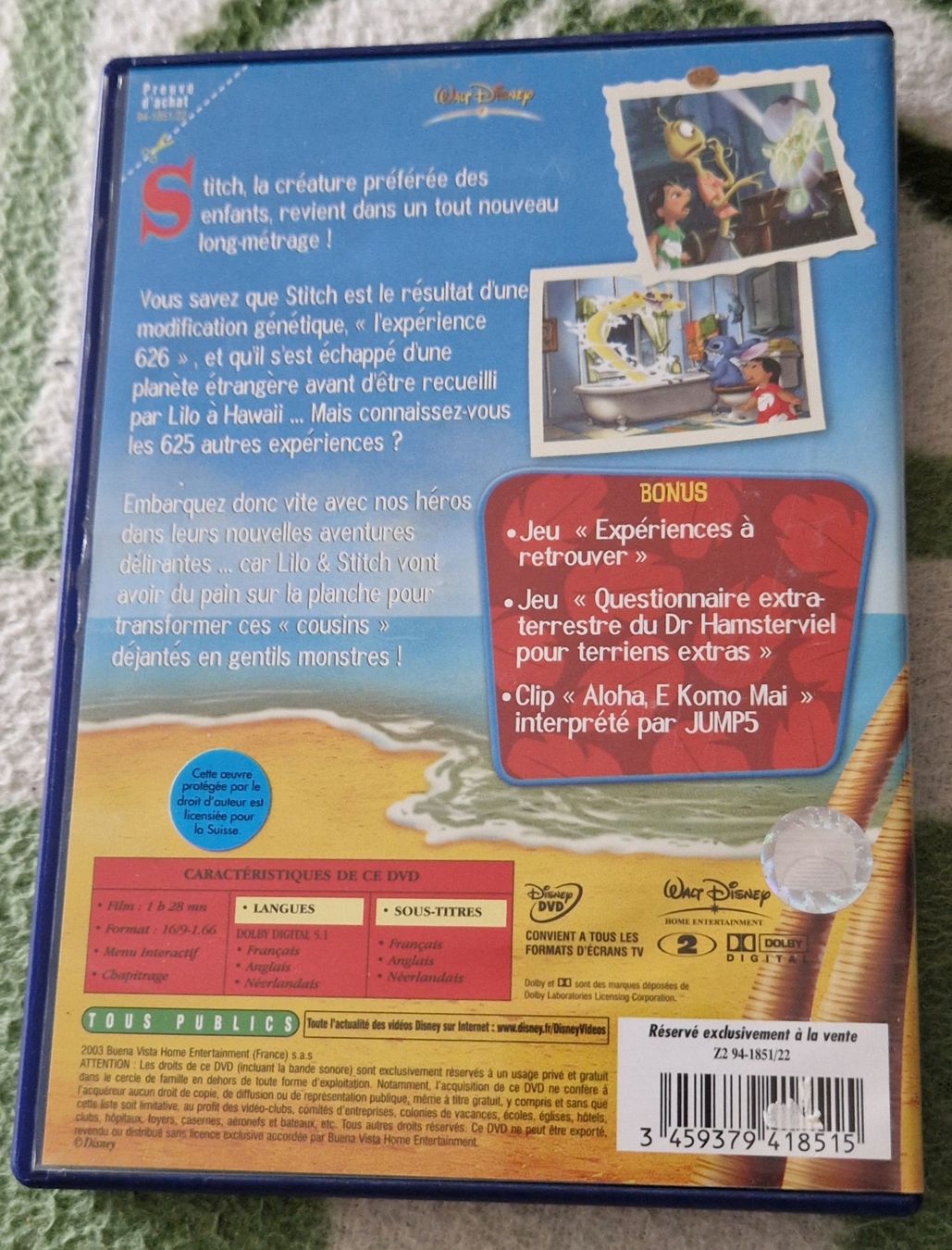 Alle DVDs: Dvd Disney – Gebraucht aus Couvet von Pioune 1