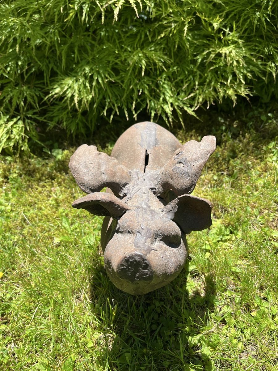 Figuren: grosses, schweres, fliegendes Schwein / Gusseisen – Gebraucht aus Wetzikon ZH von seli03 4