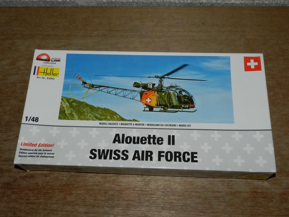 Maquette Hélicoptère Alouette Heller – Échelle 1/100, Neuve, Pour Collectionneur Ou Modéliste