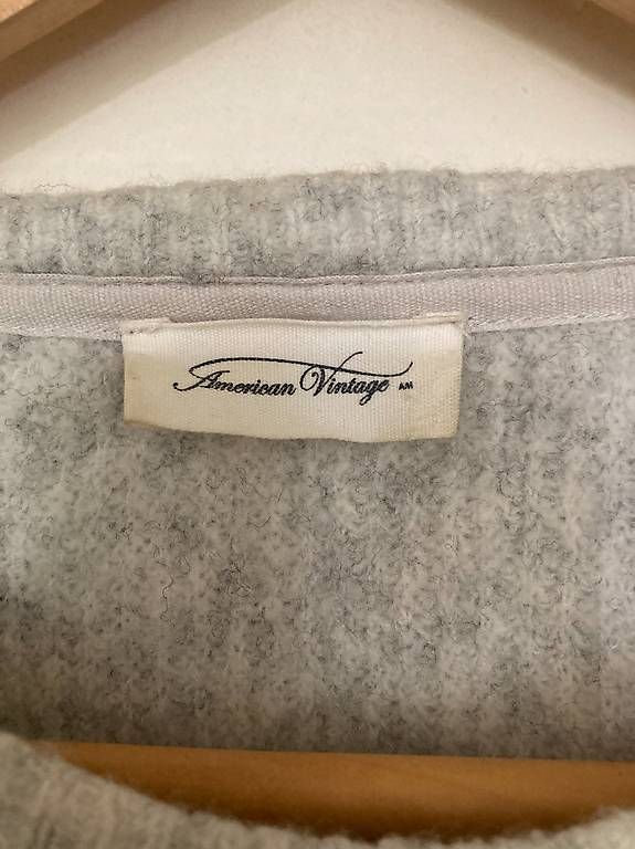 Maglioni & Felpe: American Vintage Wollpulli grau – Usato da Zürich venduto da Annico1 1