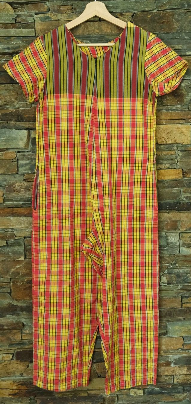 Tute: Jumpsuit Overall Gr. M rot/gelb – Usato da Winkel venduto da man_2qfr 1