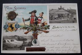 CACAO SUCHARD 1898 gelaufen (Schaffhouse)