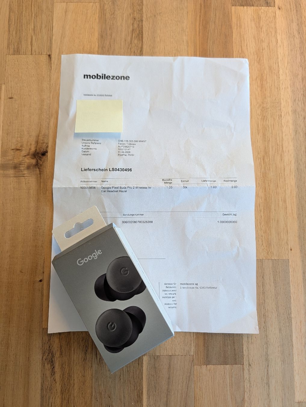 Google Cuffie: Google Pixel Buds Pro 2, neu – Nuovo e nell'imballaggio originale da Winterthur venduto da cinmyr 3