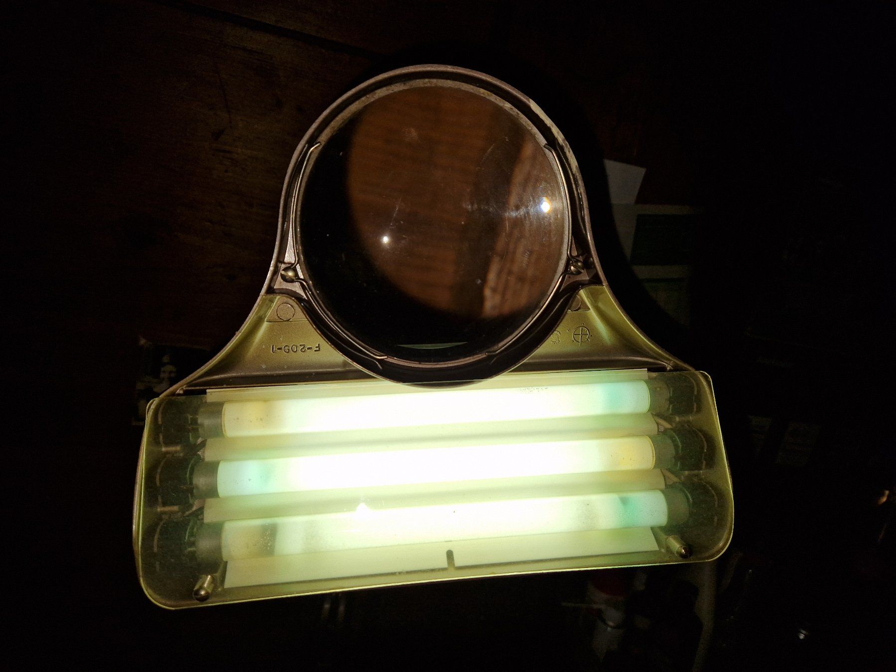 Lampen: antike Lampe "Schweizer Maschinen Import AG" – Gebraucht aus Seedorf BE von Stibutz 3