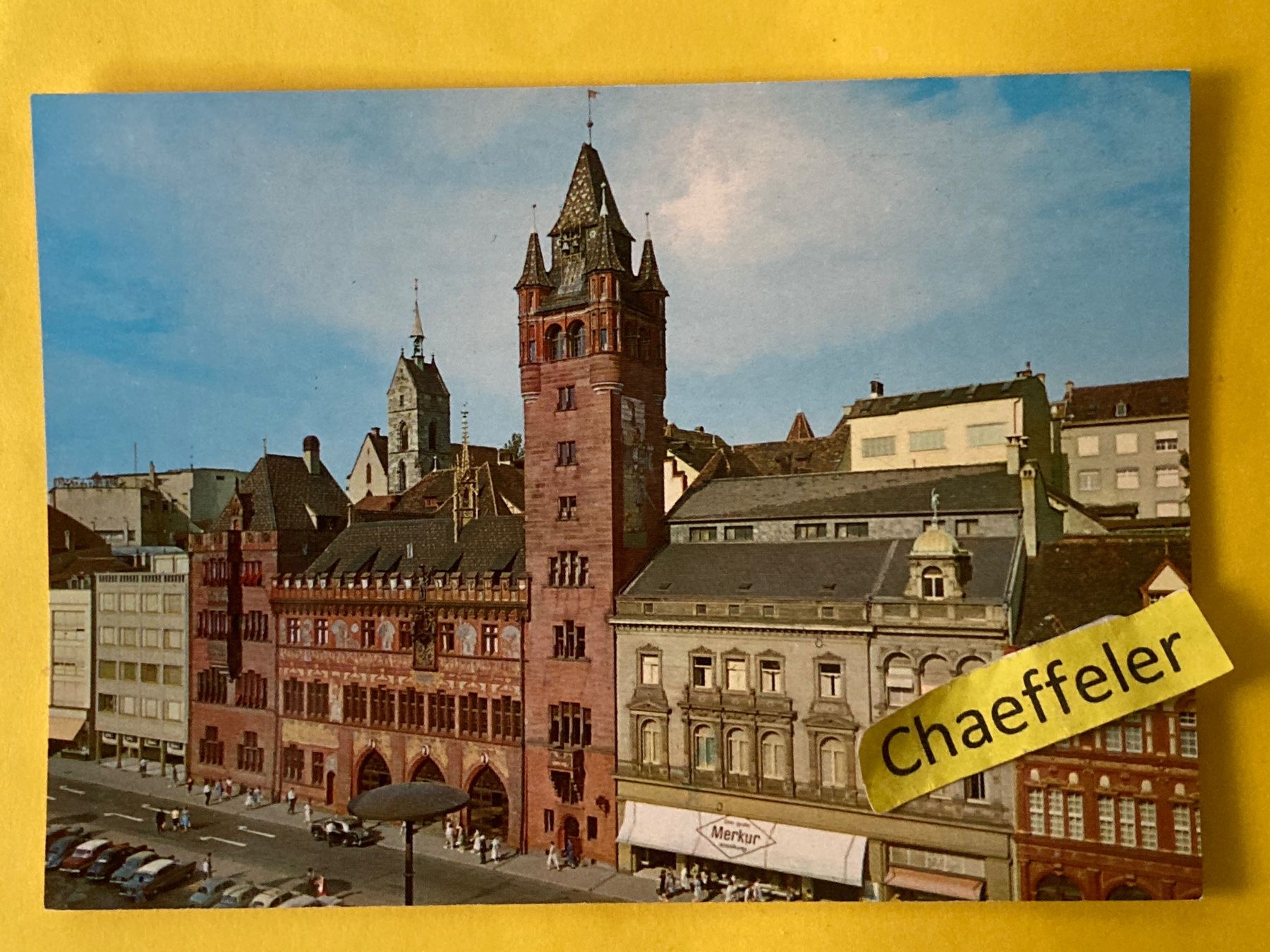 Cartoline postali: Basel, Rathaus – Usato da Zürich venduto da Chaeffeler