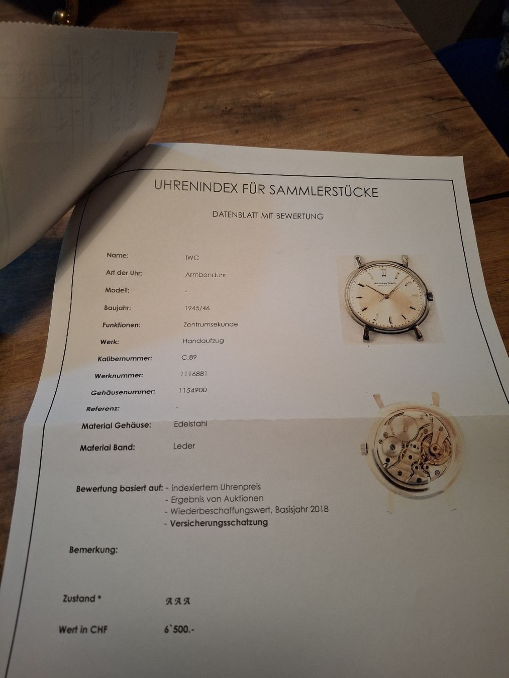 IWC Uhren: IWC "Dresswatch" – Gebraucht aus Basel von Swastikapower 7