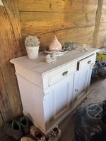 Kommode weiss mit 2 Schubladen und 2 Türen guter Zustand