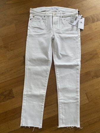 7 for all Mankind Jeans, neu, Grösse 30, weiss, Sommer!