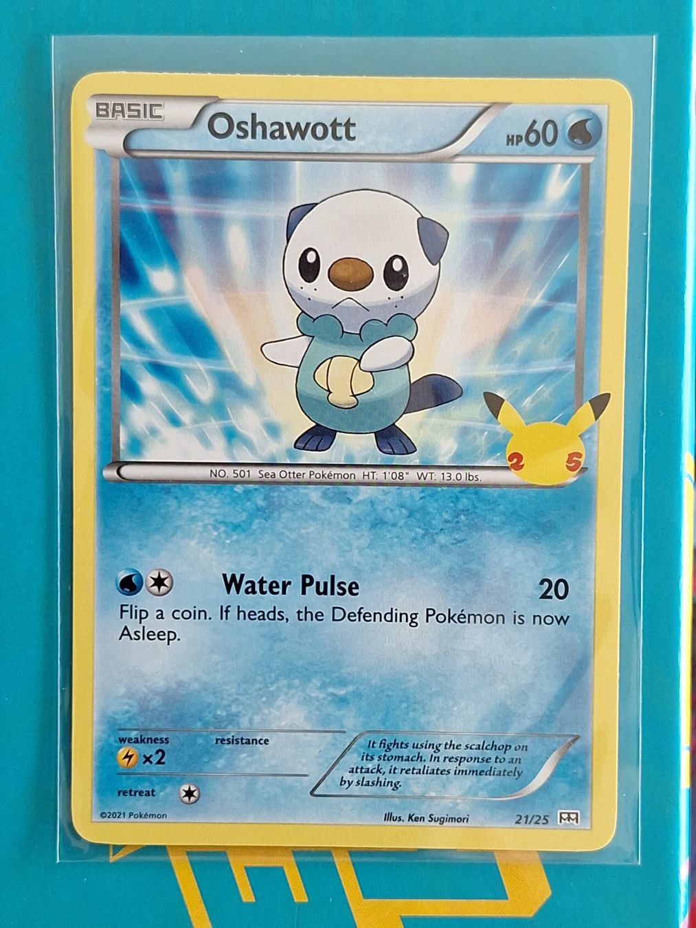 Pokémon Carte collezionabili: Oshawott - Celebrations McDonalds Promo – Usato da Altstätten SG venduto da GGsGameshop