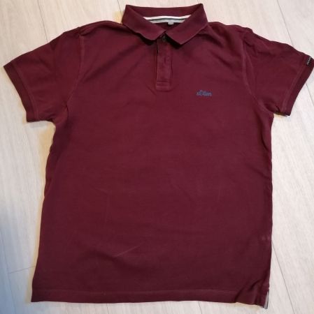 Polo Shirt - Marke: S. Oliver - rot - Grösse: M - kurzarm