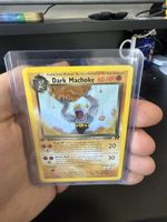 Pokemon Dark Machoke 1999 Karte guter Zustand