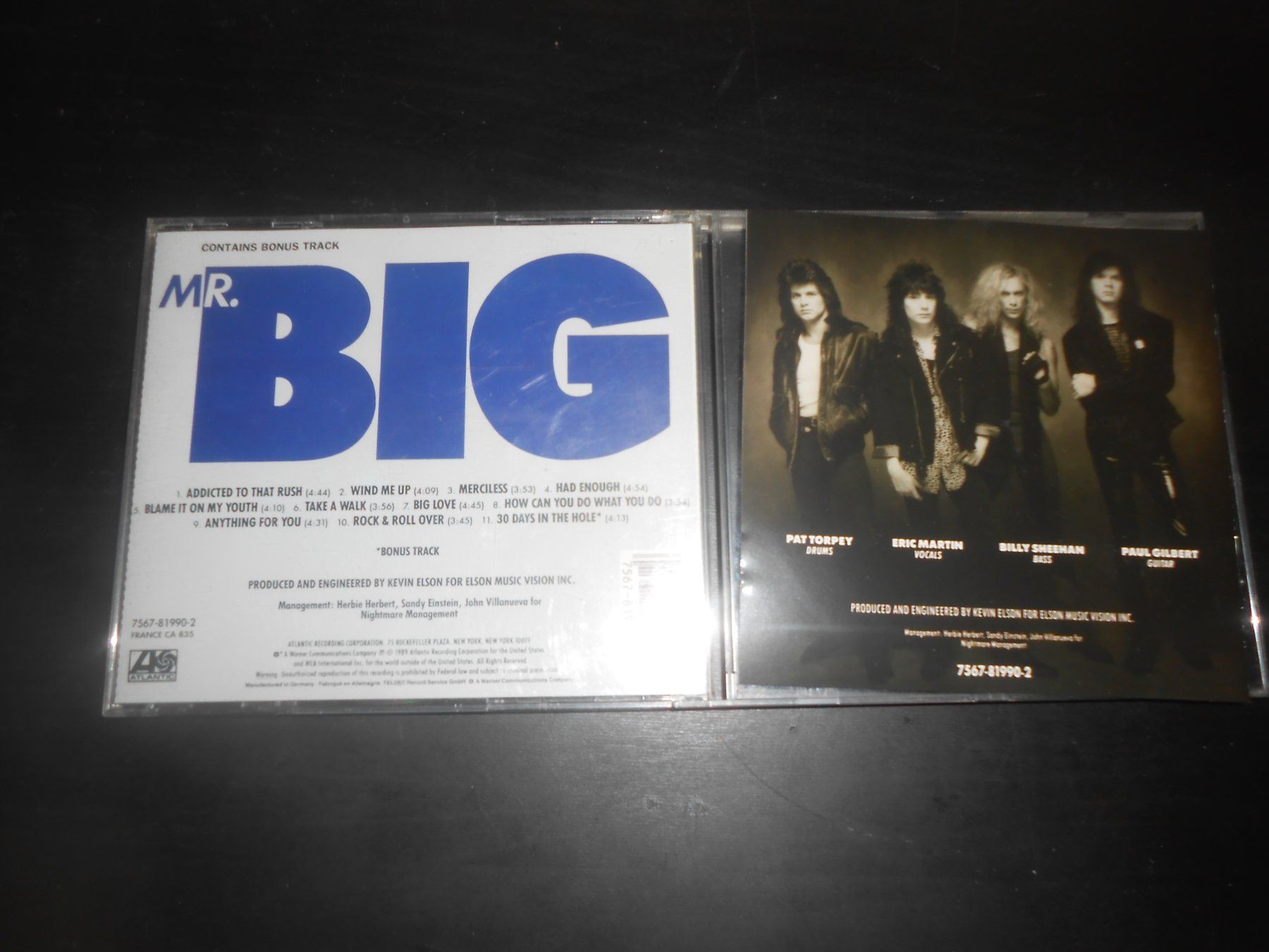 CD: Mr. Big – Mr. Big / 1989 – Usato da Aarberg venduto da witchhunter01 1