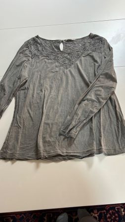 Schönes Langarmshirt von Nile, grau, Grösse XL