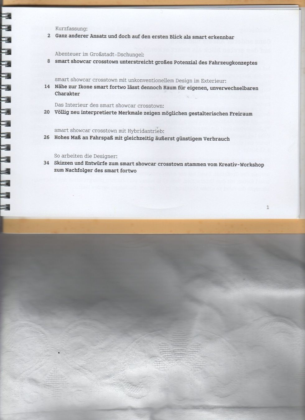 Dokumente: Pressemappe Smart Crosstown – Gebraucht aus Corminboeuf von corbay 1