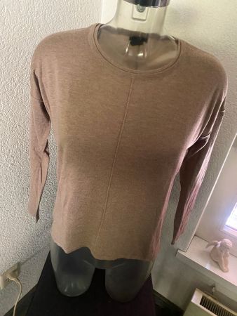 Langarm Shirt camel  Grösse XS