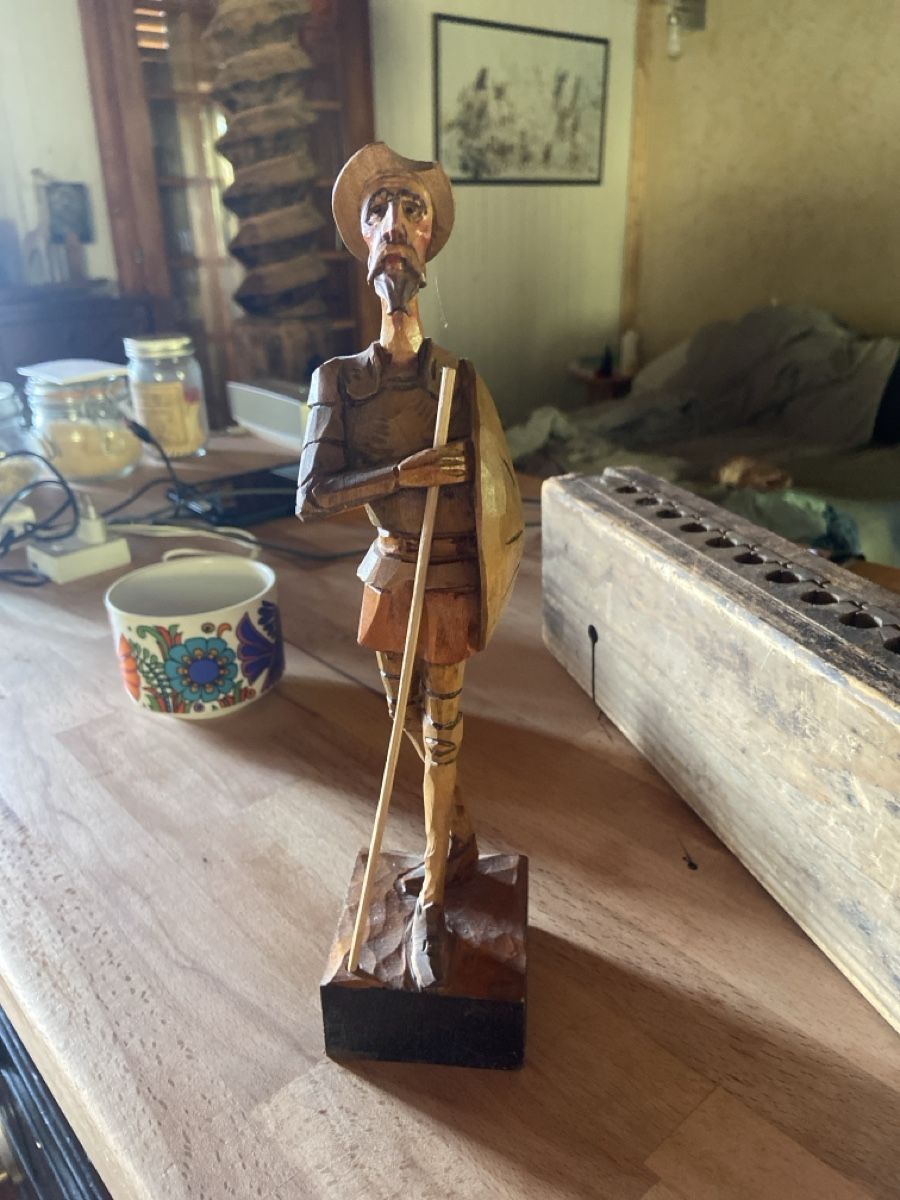 Figuren: Son quichote en bois – Gebraucht aus mARTIGNY CROIX von wangun