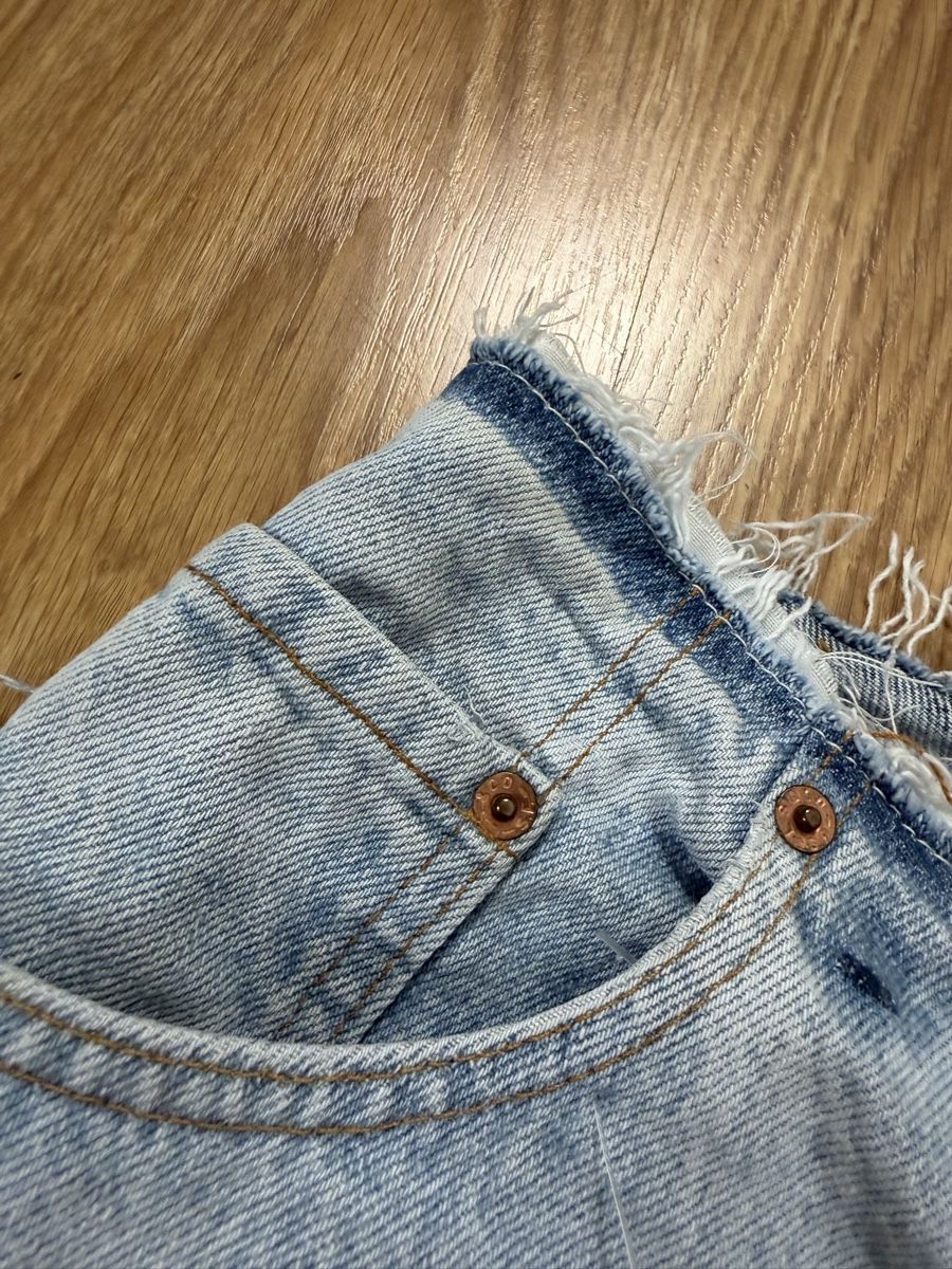 Levi's Jupes: Custom Patchwork Denim Skirt  – D'occasion à Knonau par Grapesvintage 8