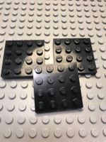Lego 10x Platten 4x4 (3031) schwarz