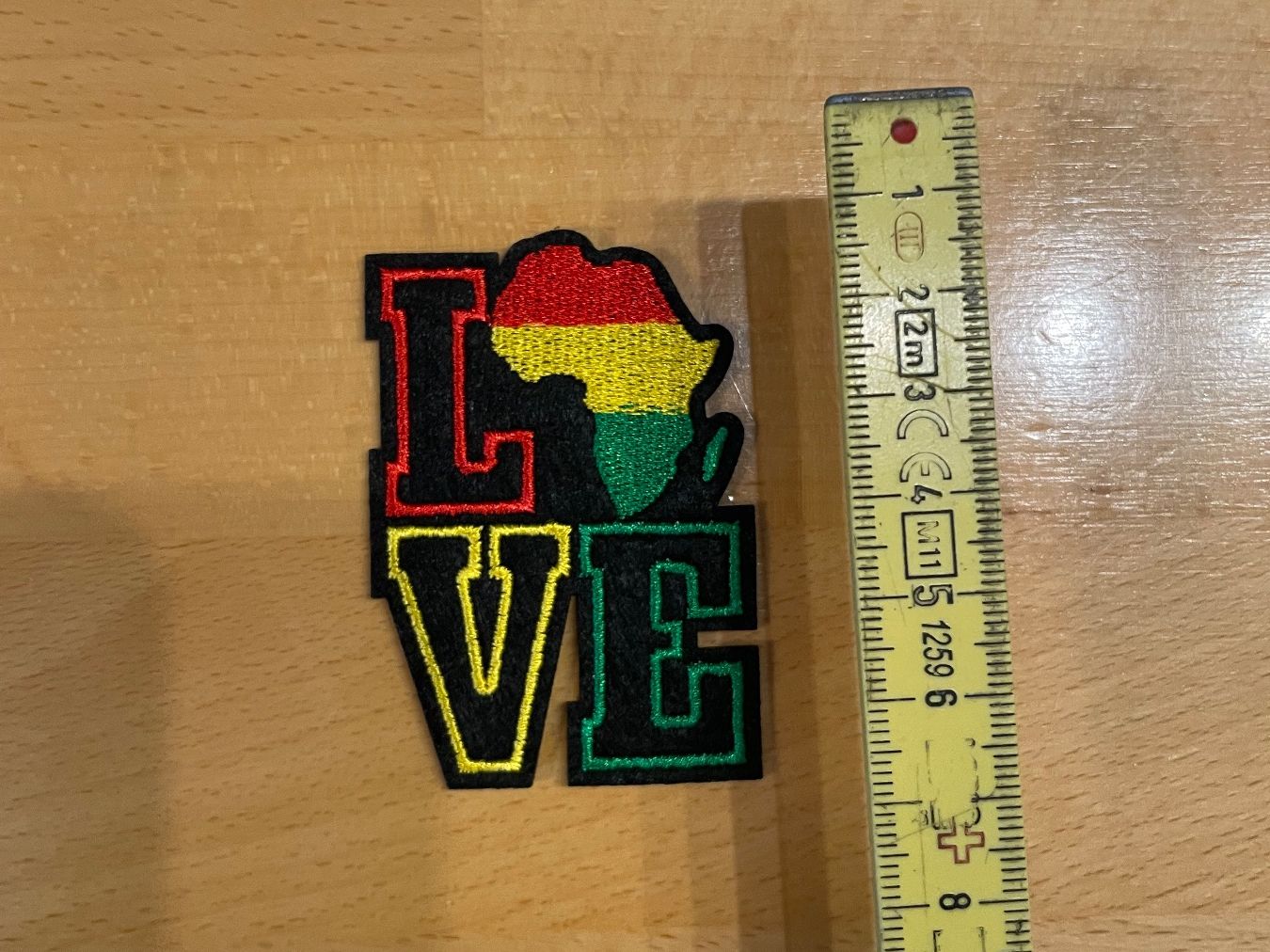 Patches: Rasta Love Afrika Patch Sticker Aufnäher – Neu (gemäss Beschreibung) aus Horn von abutre72