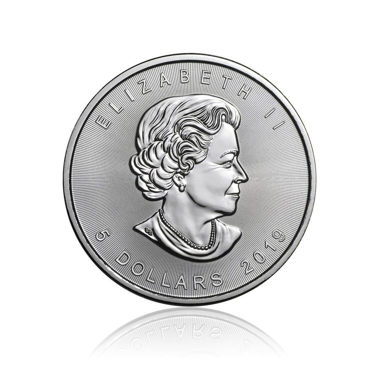 Tutti le monete: Silbermünze Maple Leaf 2019/ 1 Unze / Silber / Anlage – Nuovo e nell'imballaggio originale da Zürich venduto da Allerlei_Shop