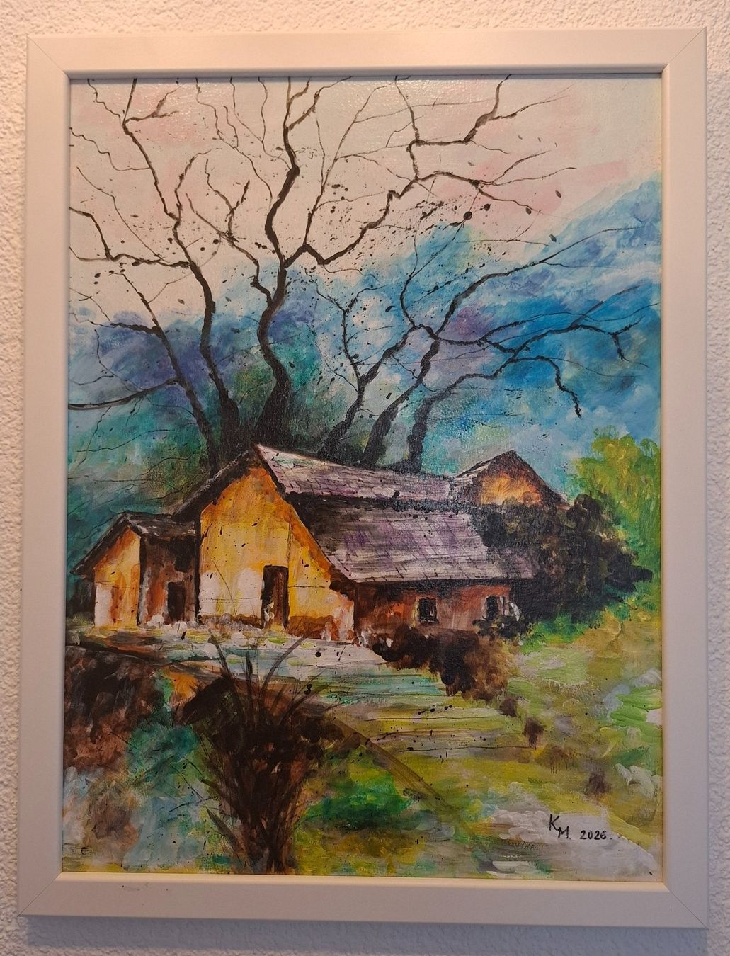 Dipinti: Acryl Bild mit Rahmen 43x33cm – Nuovo (secondo la descrizione) da Pfäffikon SZ venduto da Szabi1981