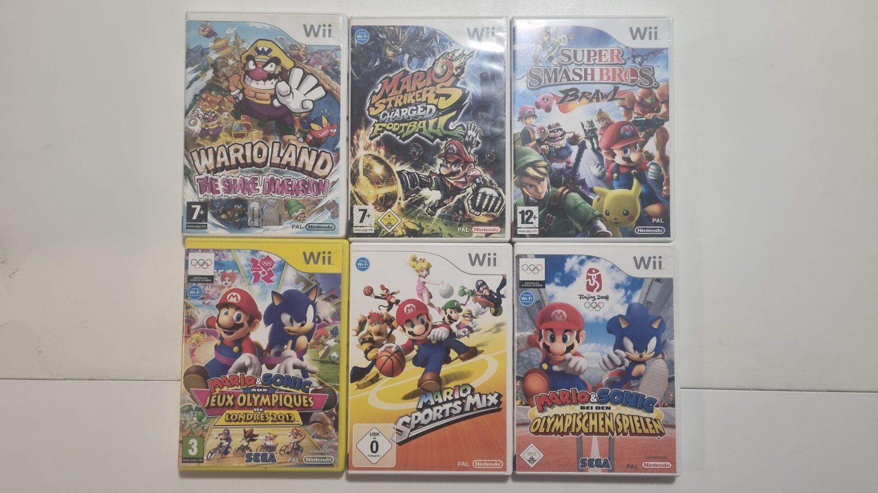 Nintendo Spiele: Super Mario Nintendo Wii Sammlung 6 Spiele – Gebraucht aus Birsfelden von val_d9c2