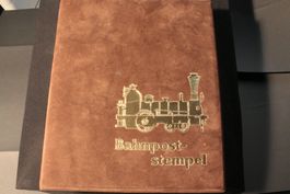 Bahnpoststempel 39 s.Original Sammelband